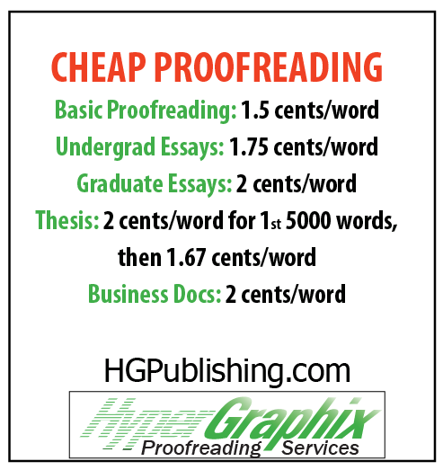Cheap Proofreading Service